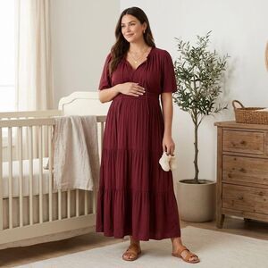 Destination Women's Burgundy and Red Dress